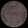 10 centimes Napoléon Ier N couronnée revers